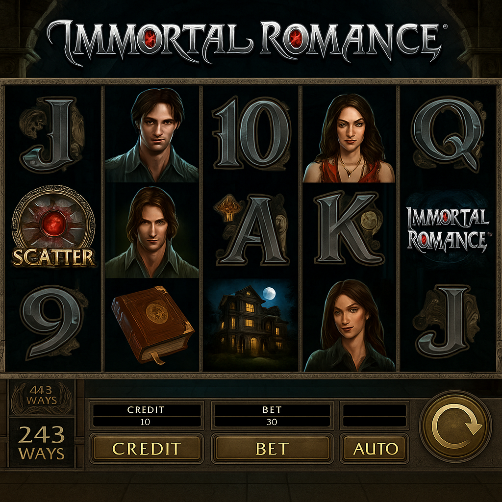 Zodiac Casino - Immortal Romance Slot Game - Romantic Theme